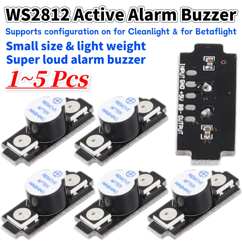 Drone Battery Alarm - Aktywny sygnał alarmowy WS2812, kolorowy sygnał