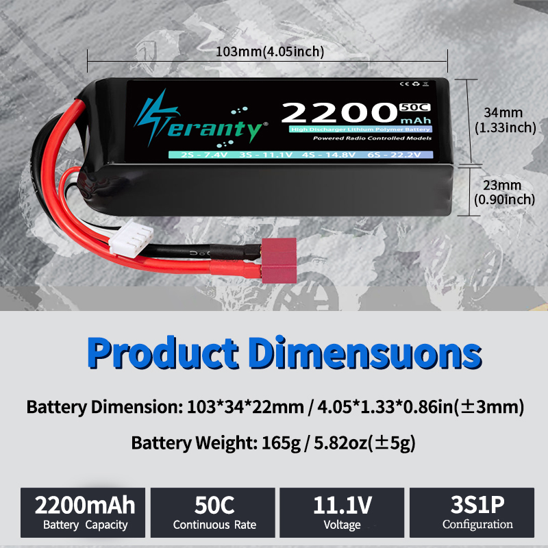 TERANTY 3S 2200/2400/2600mAh B – Drone Battery Lipo recenzja i cena