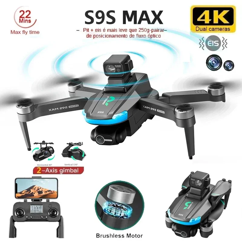 NOWOŚĆ S9S MAX MINI Drone 4K 2 – Drone Battery Box recenzja i cena