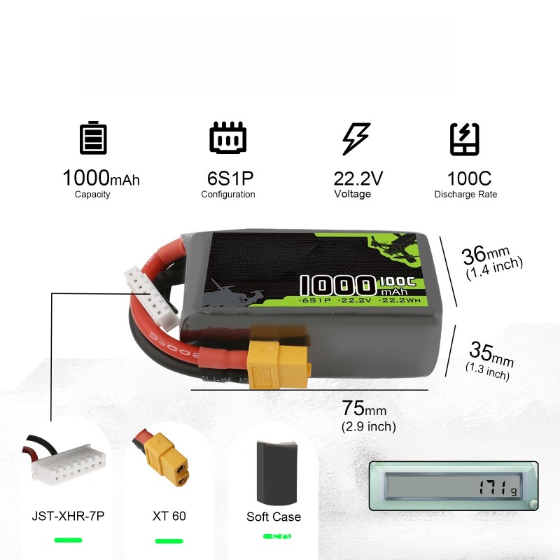 Akumulatory Lipo 3S/4S/6S 35C/ – Drone Battery 3S recenzja i cena
