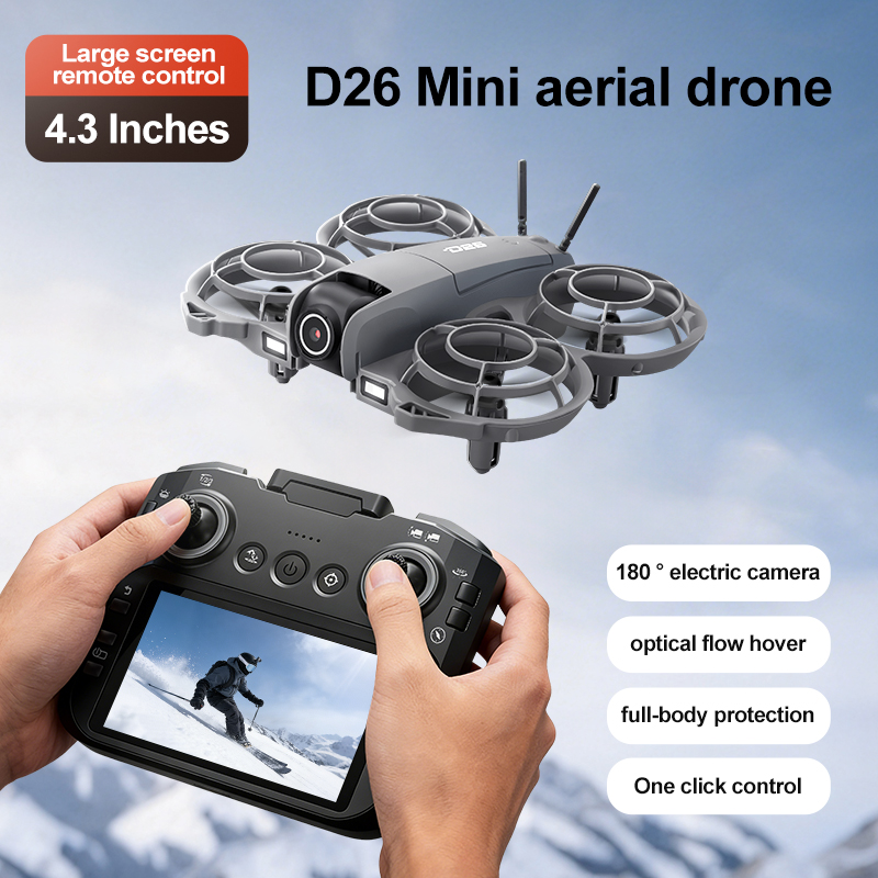 Dron D26 4K Aerial HD 180 °    – Drone Battery Box recenzja i cena