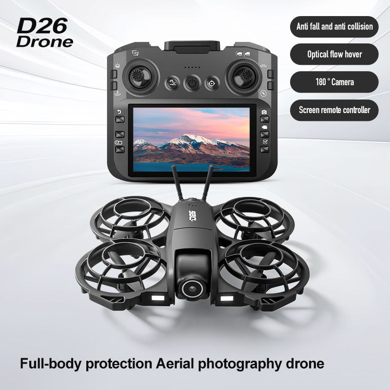 Dron D26 4K Aerial HD 180 °    – Drone Battery Box recenzja i cena