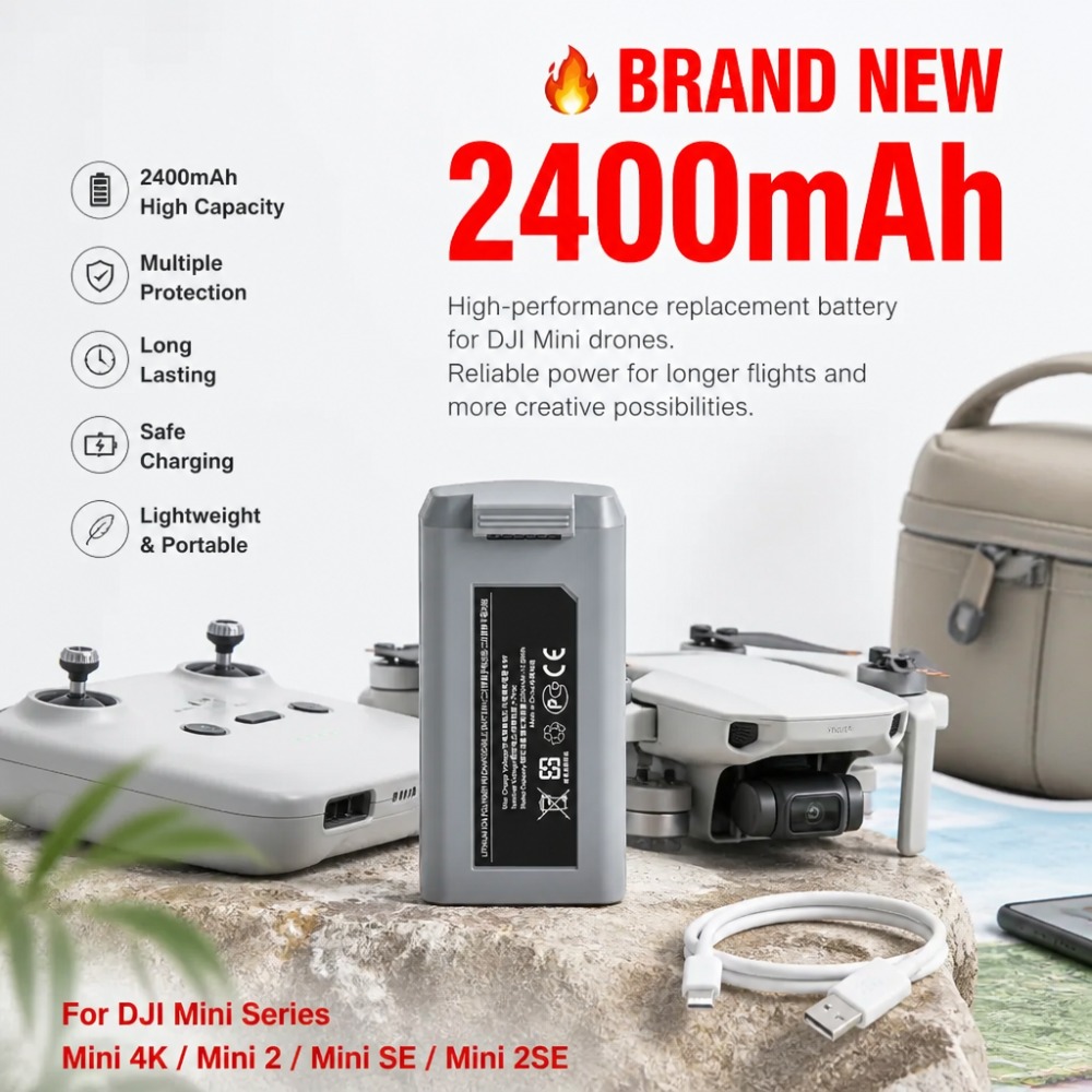 Bateria 2400mAh do DJI Mini 4K – Drone Battery Lipo recenzja i cena