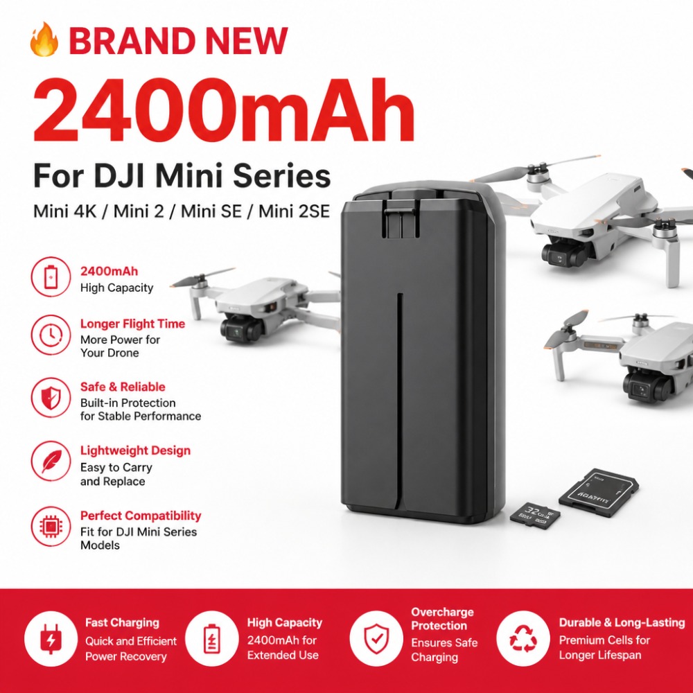 Bateria 2400mAh do DJI Mini 4K – Drone Battery Lipo recenzja i cena